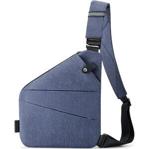 〽️Women Blue Anti Theft Crossbody Shoulder theft Design Travel Sport Work Bag